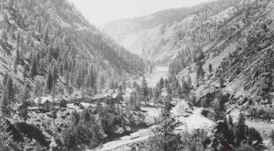 A view of French Creek Camp in Nezperce National Forest, Idaho.