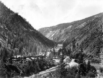 A view of French Creek Camp in Nezperce National Forest, Idaho.