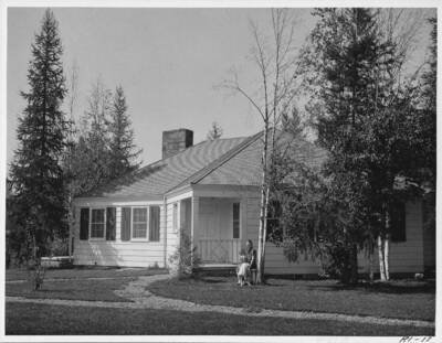 Bonners Ferry Ranger Station dwelling, Smith Creek District, Kaniksu National Forest