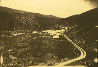 Camp view of a camp near St. Maries, Idaho, July 22, 1933.