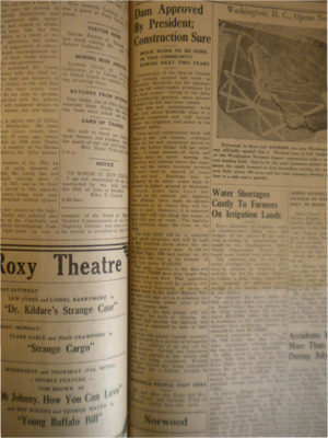 Article explaining the presidential approval of the bill that will make the construction of the Cascade dam assured.