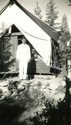 CCC Cook at Spike Camp