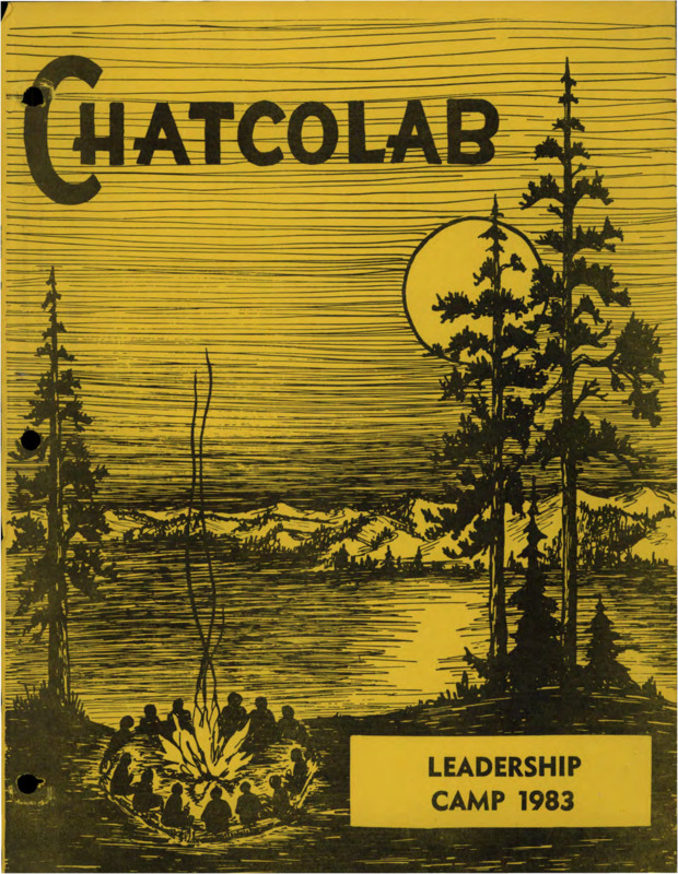 Camp Packet for Chatcolab Northwest Leadership lab that contains program planning, activities, stories, and menus/recipes. Only bound materials have been scanned; this digital collection does not contain any associated ephemera from the donors notebook.