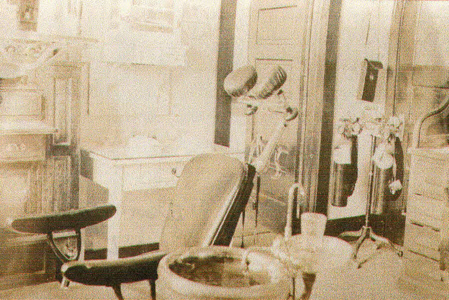The interior view of a Bovill dentist's office.