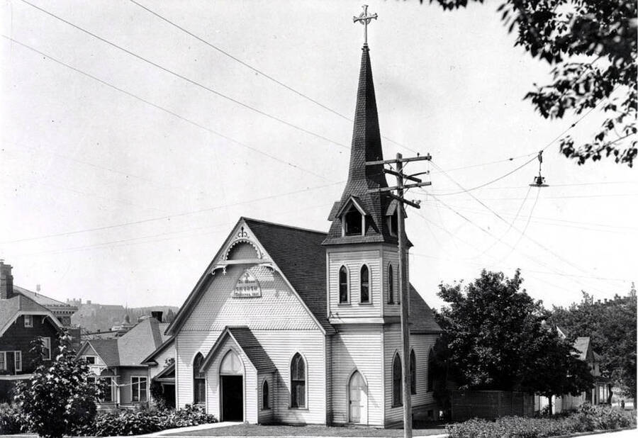 St. Mark's Episcopal Church (1891-1937), First and Jefferson Streets. Moscow, Idaho.