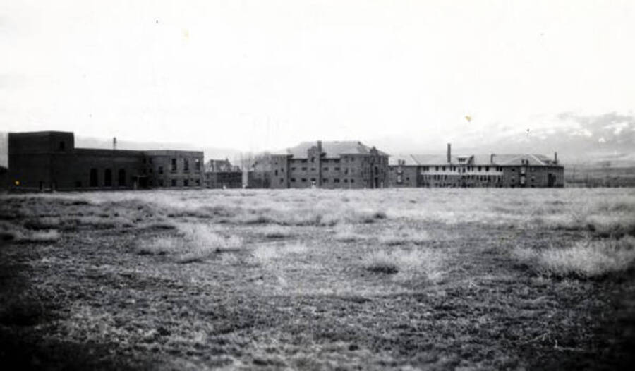 Albion State Normal School. Approach from northwest. Albion, Idaho.