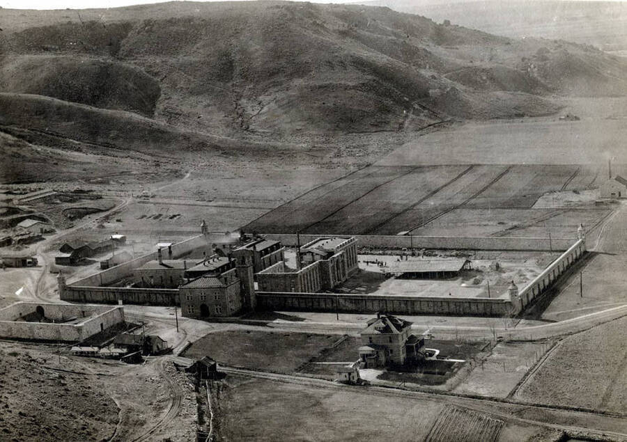 Aerial view of Boise Penitentiary. Boise, Idaho.