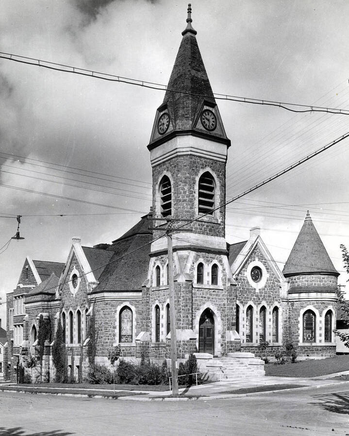 Methodist Church, 3rd and Adams Street. Moscow, Idaho.
