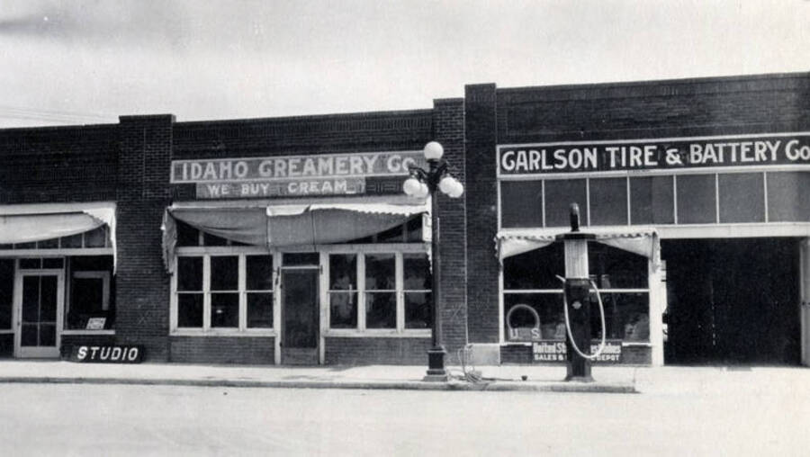 Idaho Creamery Co. and Garlson Tire & Battery Co. Rupert, Idaho.