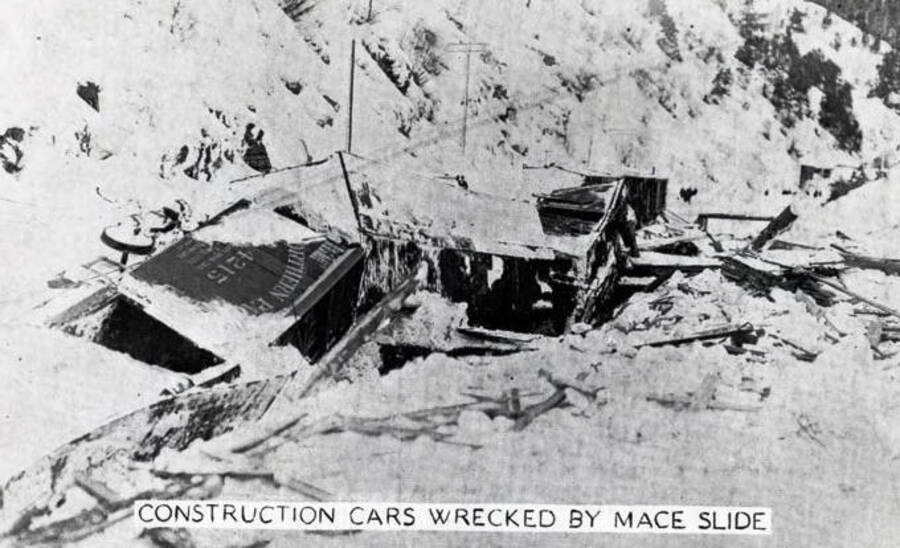 35 Italian laborers escaped from these cars while the foreman, J. Thompson, was killed