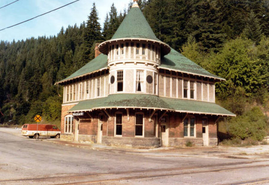 Northern Pacific Railroad station. Wallace, Idaho.