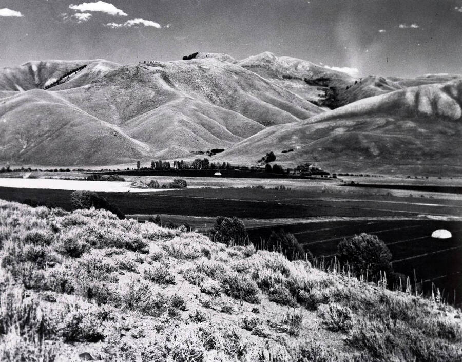 Brass Ranch as it appeared when purchased by Union Pacific Railroad for development as Sun Valley, Idaho.