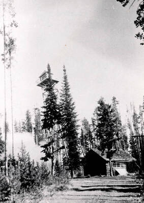 Tower is leaning over