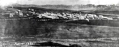 Panoramic view of Moscow, Idaho.