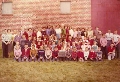 Bovill's grade school students, grades 1-8.