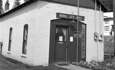The Bovill Community Library in City Hall.