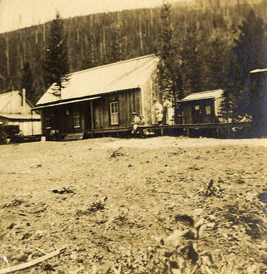 Bovill home with trees in the distance.