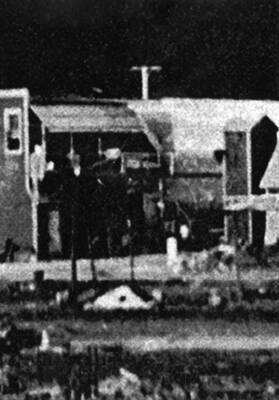 Bovill's two-story outhouse.