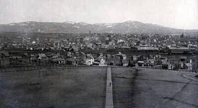 Panoramic view of Moscow, Idaho.