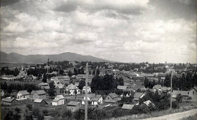 Panoramic view of Moscow, Idaho.