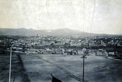 Panoramic view of Moscow, Idaho taken from old Administration Building.