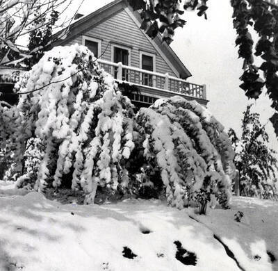 First large home built on University Hill, later Lindley Hall constructed on site