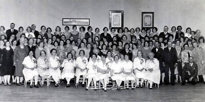 Group picture of Royal Neighbors. Moscow, Idaho.