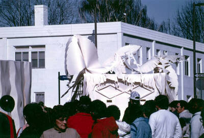 Entry in Mardi Gras parade. Moscow, Idaho.