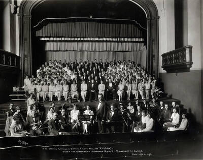 Presenting 'Elijah' under the direction of Theodore Kratt at the University of Idaho.