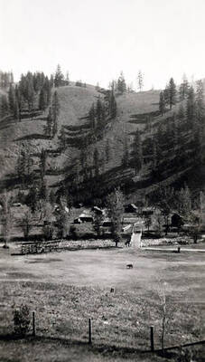 Baseball diamond. Peck, Idaho.