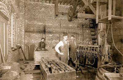 Bottling room. C. Weisgerber Brewery. Lewiston, Idaho.