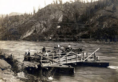 Dan Lyle, proprietor, on the left