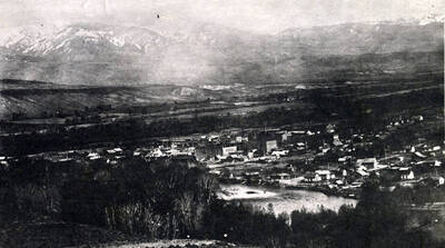 Panoramic view of Salmon, Idaho.