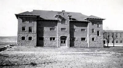 Albion State Normal School. South side of gymnasium. Albion, Idaho.
