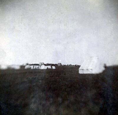 Idaho 1st Volunteers Camp. Boise, Idaho. Before leaving for Philippines, Spanish-American War.