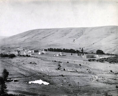 Panoramic view of Fort Lapwai, Idaho.