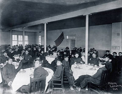 In the dining room. Fort Lapwai Indian Sanitarium. Idaho.