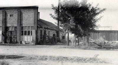 Next door is sign that says 'Brick Factory'