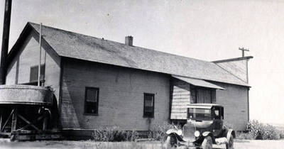 Exterior view of side of Creamery. Grace, Idaho.