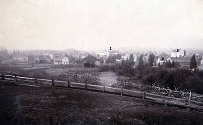 Panoramic view of Grangeville, Idaho.