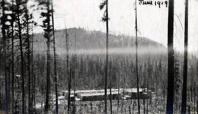 Schmidt Brothers Lumber Co. lumber yard. Eileen, Idaho.