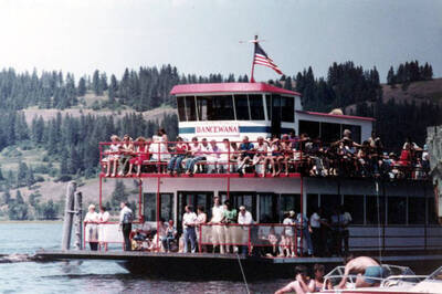 Harrison Old Time Picnic cruise on the Dancewana. Harrison, Idaho.