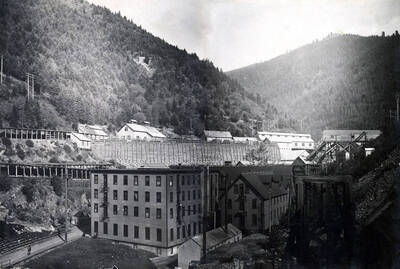 Tiger Hotel and Hercules Plant #5. Burke, Idaho.