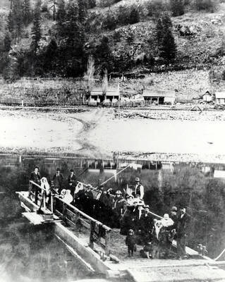 Greer Ferry run by Jack Greer. Greer, Idaho.