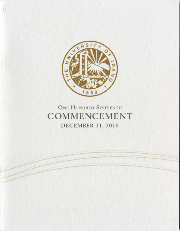 One Hundred Sixteenth Commencement