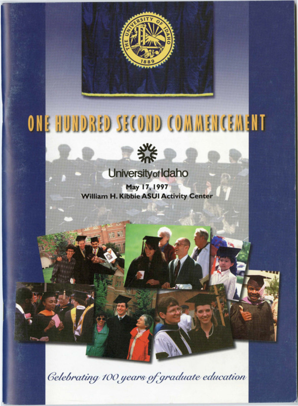 One Hundred Second Commencement Program