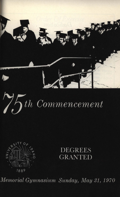 75th Commencement Degrees Granted