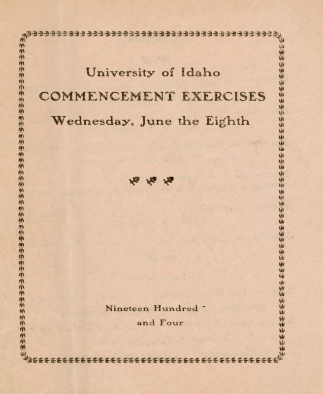 University of Idaho Commencement Exercises