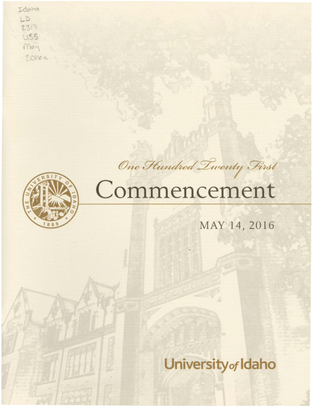 One Hundred Twenty First Commencement