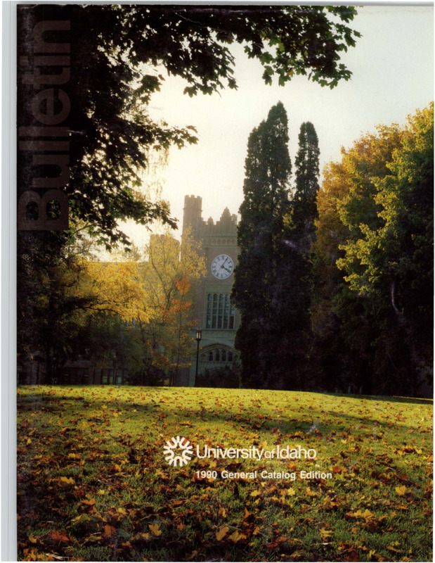 Scan of course catalog booklet, Vol. LXXXVI, No. 1